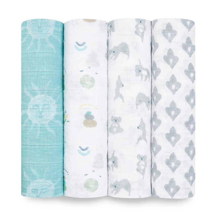 Aden + Anais Classic Muslin Swaddles (4-Pack)