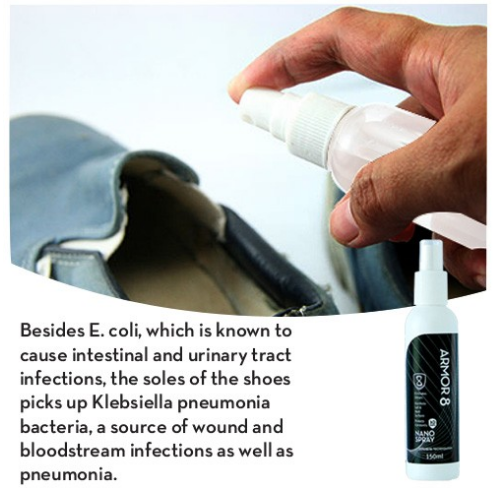 Armor 8 Anti-Bacterial Nano Spray 250ml