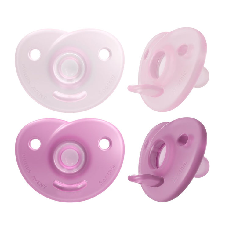 Philips Avent Curved Soothie (0-6m) (2pcs)