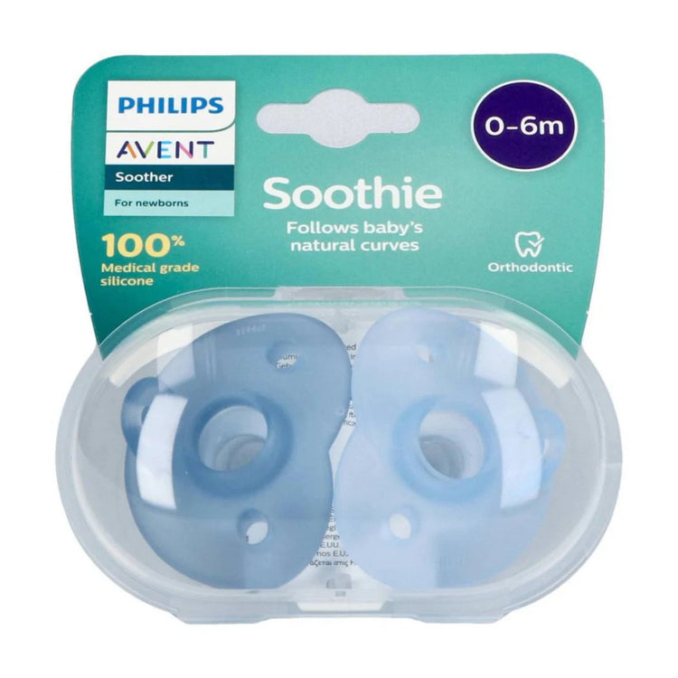 Philips Avent Curved Soothie (0-6m) (2pcs)