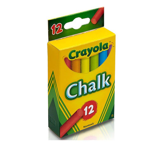 Crayola Colored Chalk 12 Count (3yrs+)