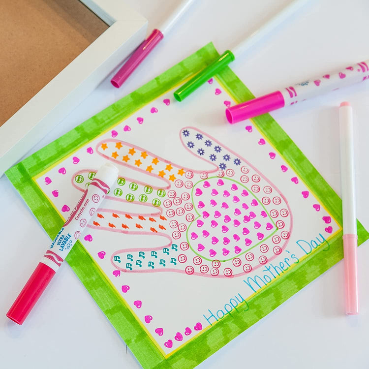 Crayola Washable Emoji Markers 3yrs+ (10pcs)