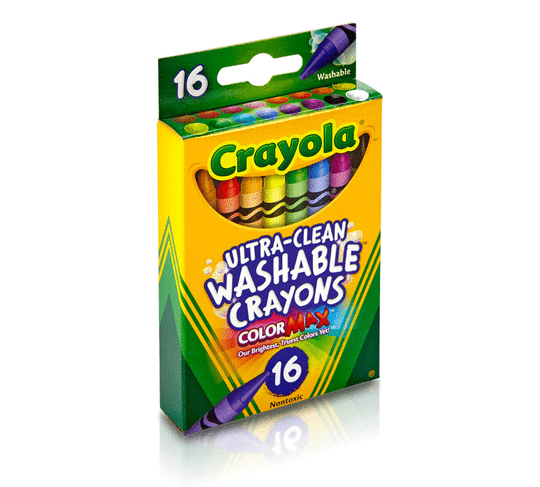 Crayola Ultra-Clean Large Washable Crayons (16pcs)
