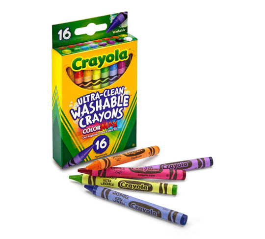 Crayola Ultra-Clean Large Washable Crayons (16pcs)