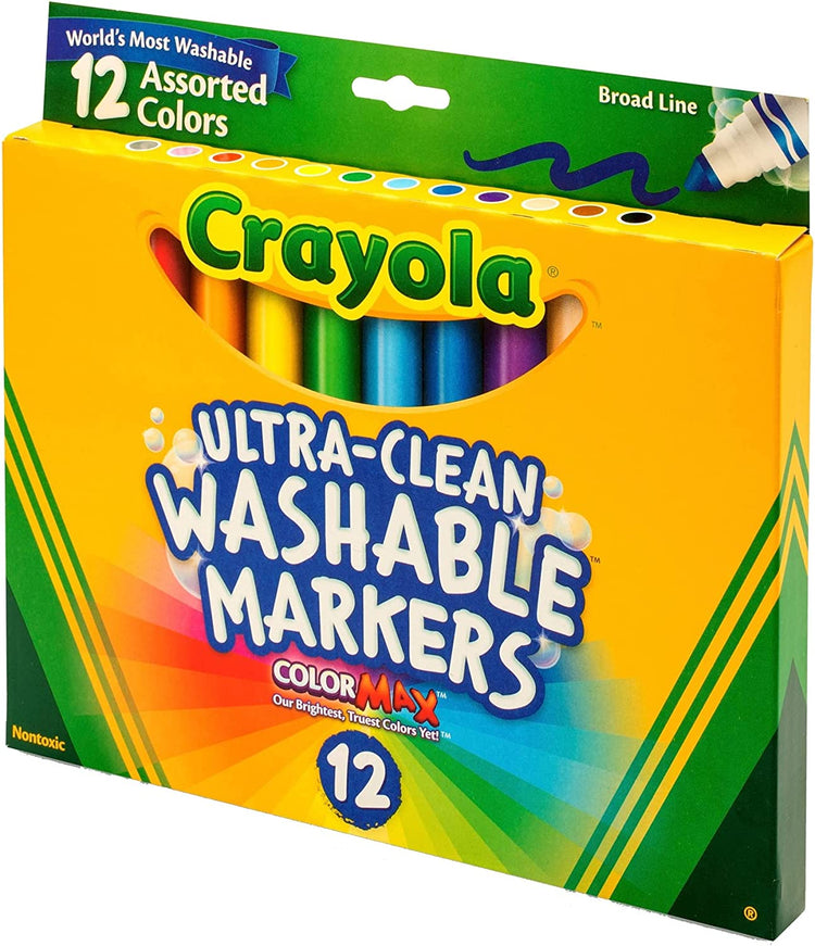 Crayola Ultra-Clean Washable Markers 12ct