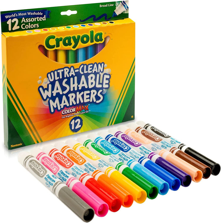 Crayola Ultra-Clean Washable Markers 12ct