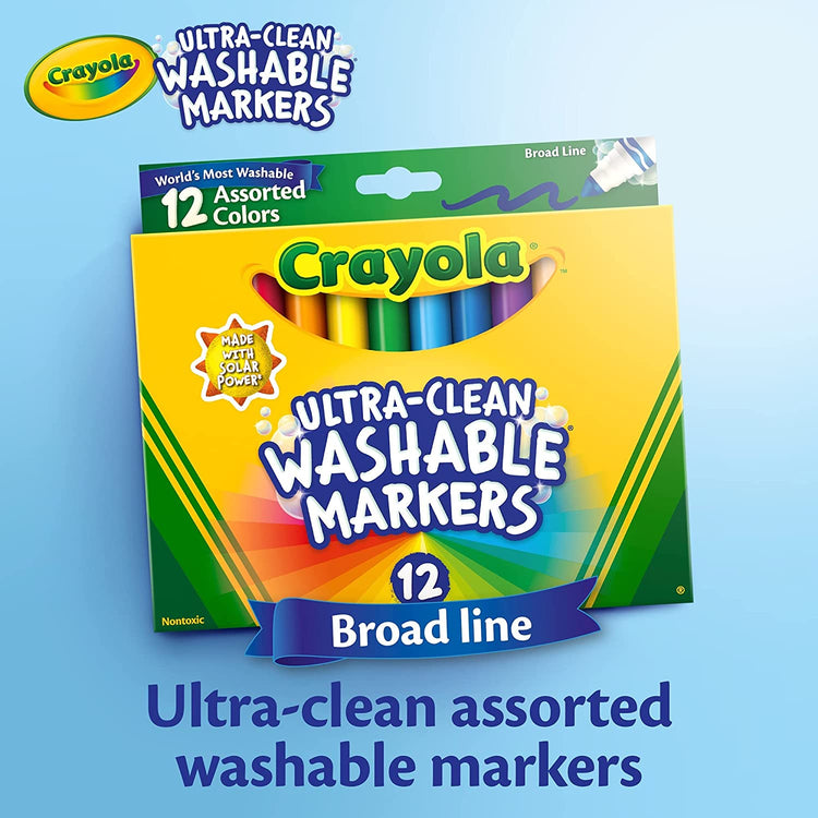 Crayola Ultra-Clean Washable Markers 12ct