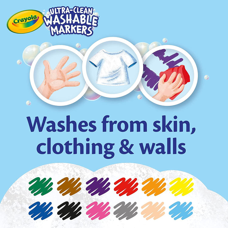 Crayola Ultra-Clean Washable Markers 12ct