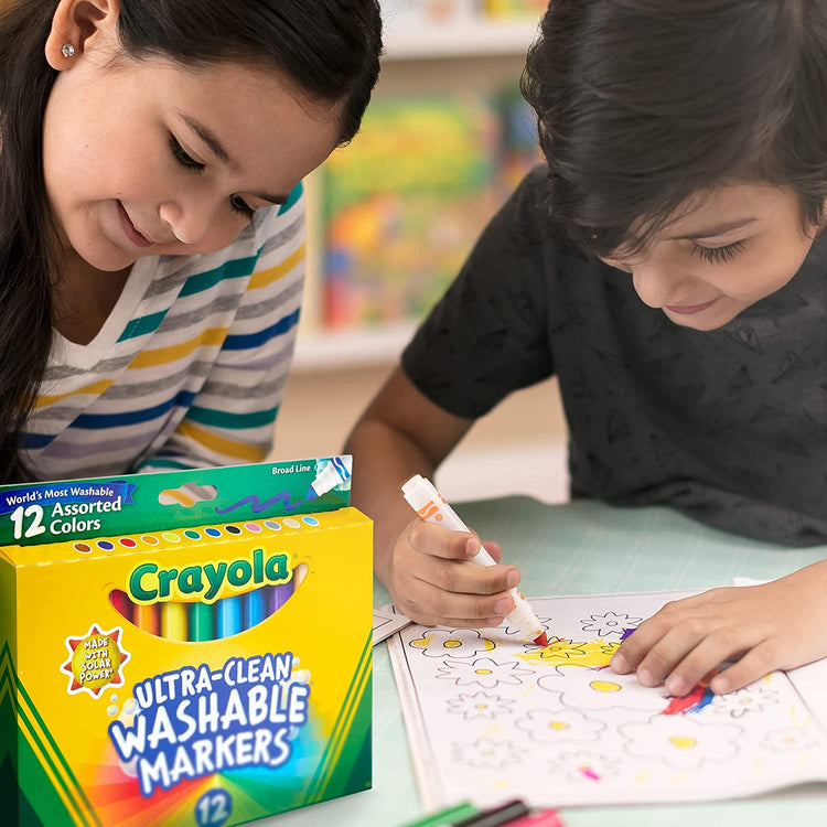 Crayola Ultra-Clean Washable Markers 12ct