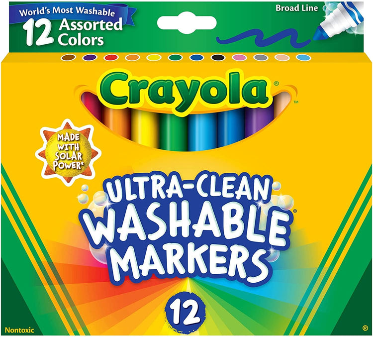 Crayola Ultra-Clean Washable Markers 12ct