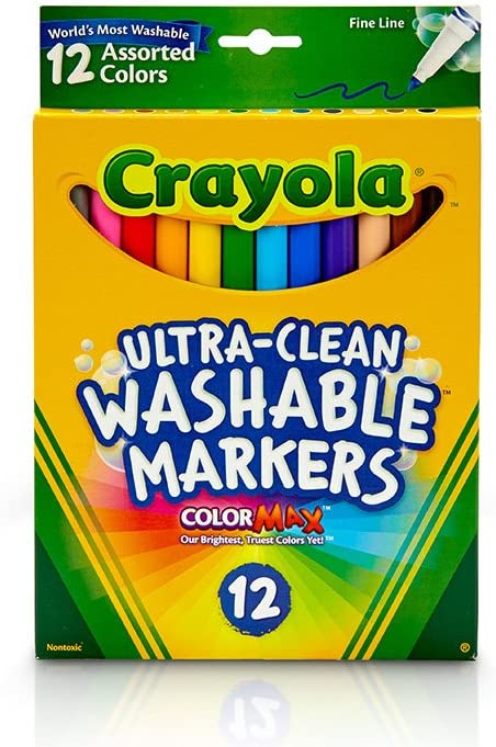 Crayola Ultra-Clean Washable Markers 12ct