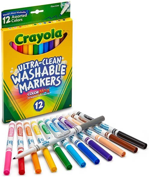 Crayola Ultra-Clean Washable Markers 12ct