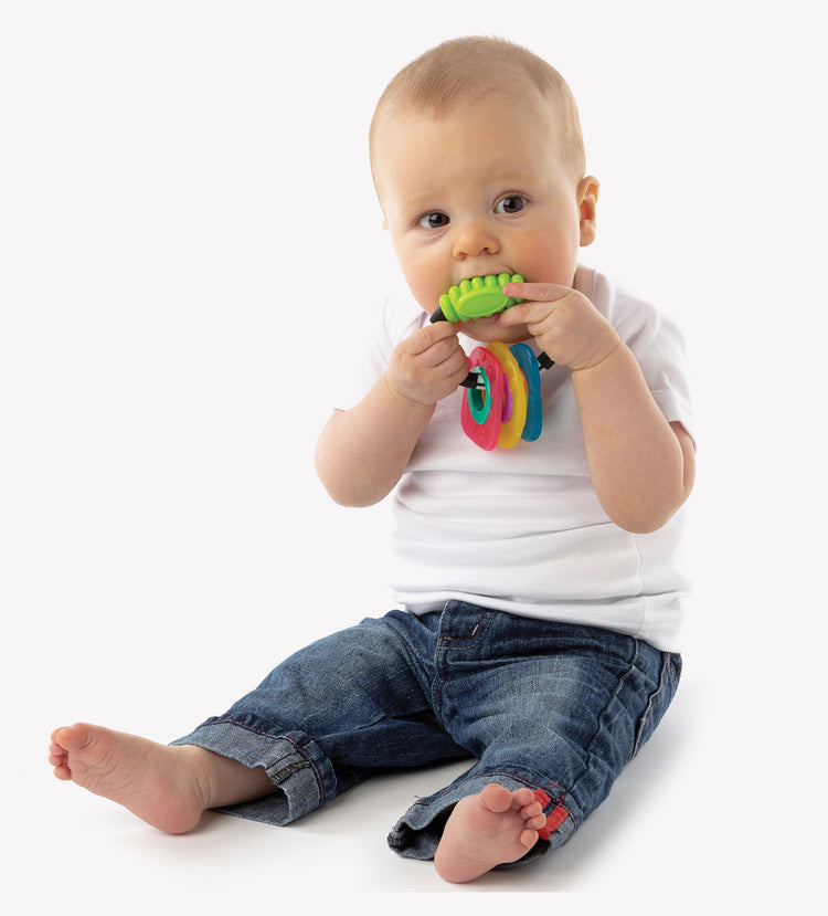Playgro Textured Teething Rattle 3m+