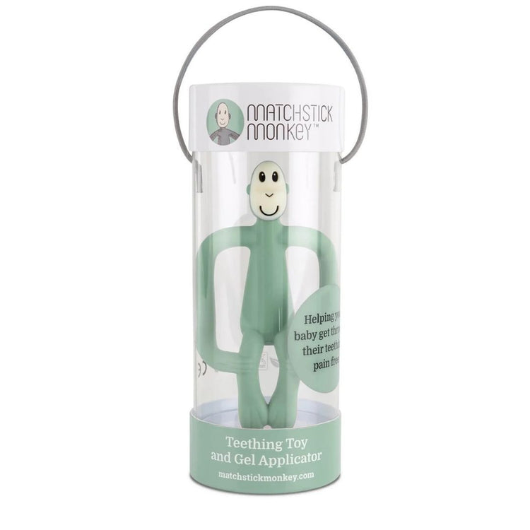 Matchstick Monkey Teething Toy - Mint Green
