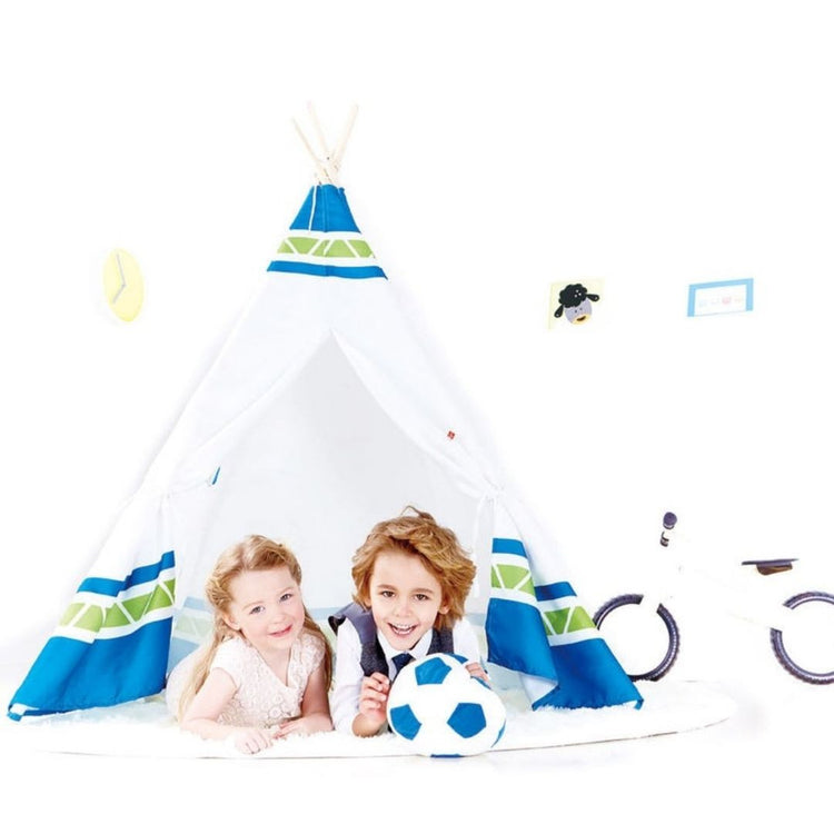 Hape Teepee Tent - Blue (3y+)