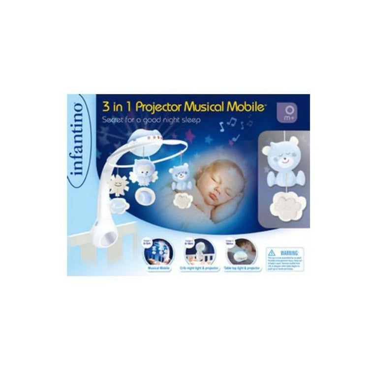 Infantino 3-In-1 Projector Musical Mobile (0m+)