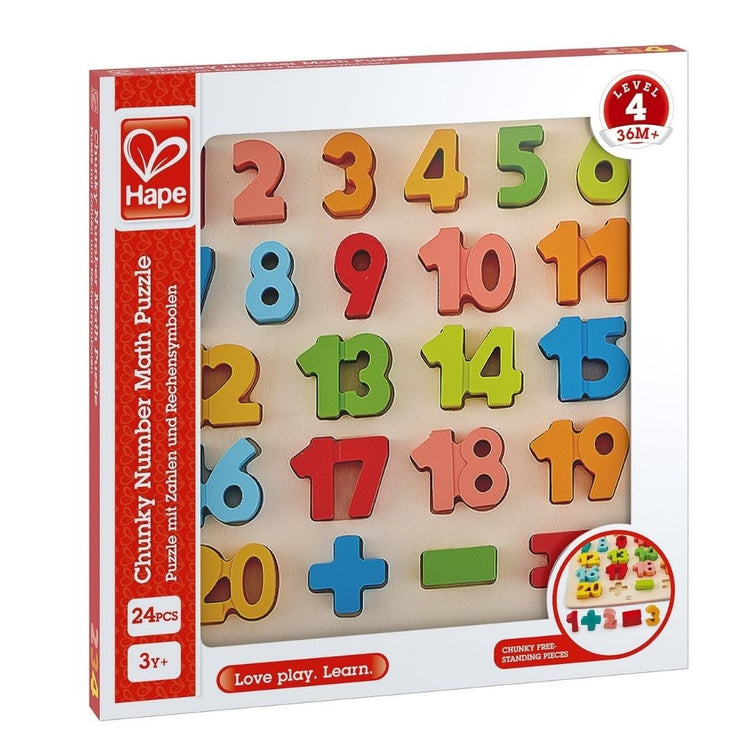 Hape Chunky Number Math Puzzle (3y+)