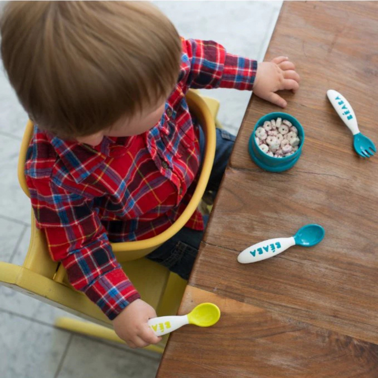 Beaba 2nd Age Training Fork & Spoon Set (8m+)