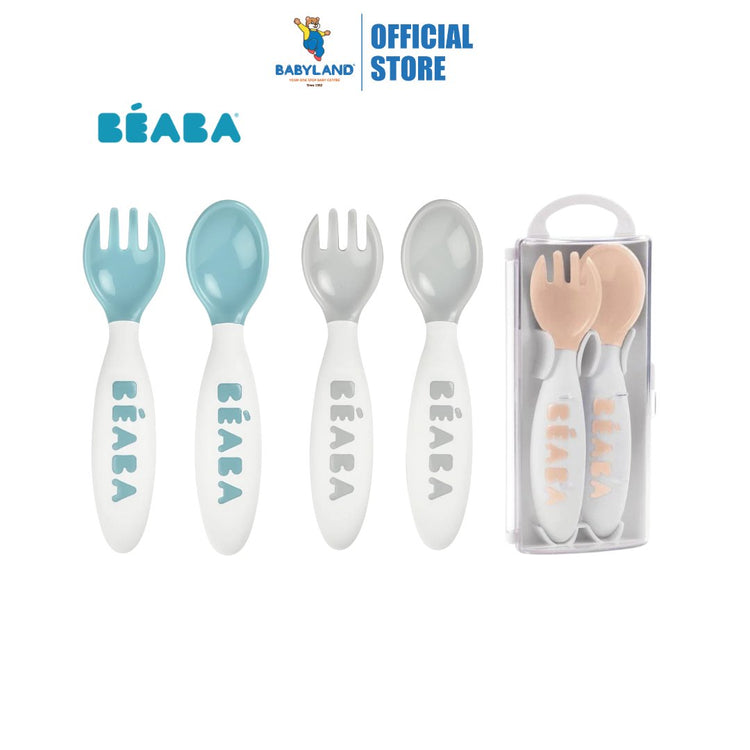 Beaba 2nd Age Training Fork & Spoon Set (8m+)