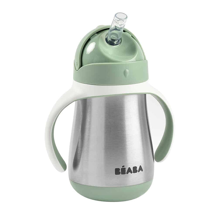 Beaba Stainless Steel Straw Cup 8m+ (250ml / 8fl oz)