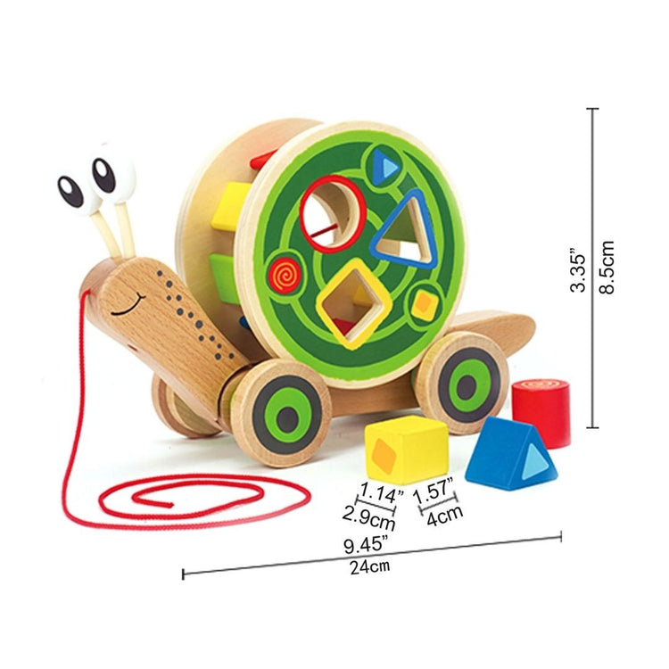 Hape Walk-A-Long Snail (12m+)