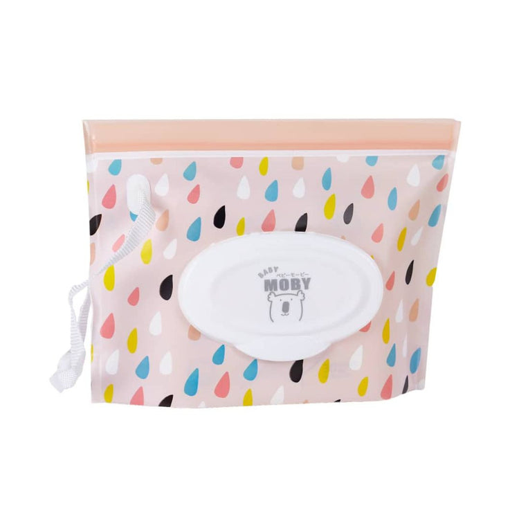 Baby Moby Dry Wipe PVC Pouch Bag - Assorted Colors