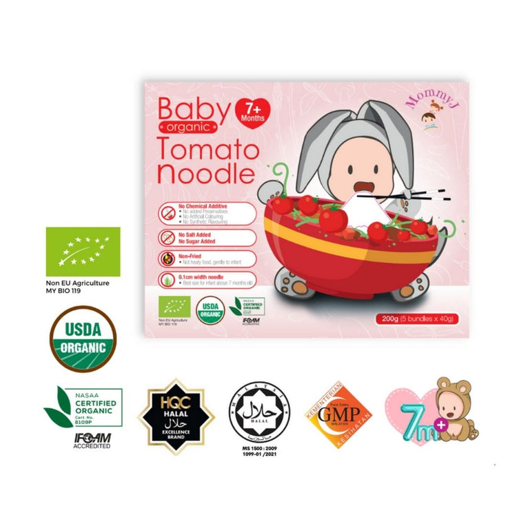 MommyJ Baby Organic Stick Noodles 200g (7m+)