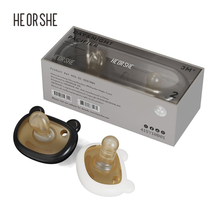 He or She Day & Night Pacifier