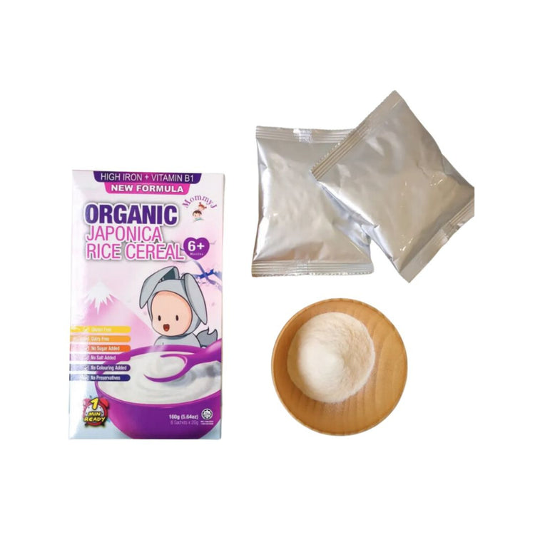 MommyJ Organic Rice Cereal Porridge 120g (6m+)