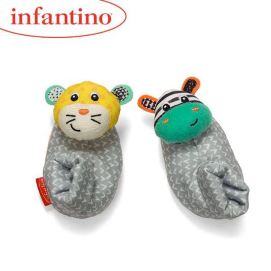 Infantino Foot Rattle Zebra/ Tiger