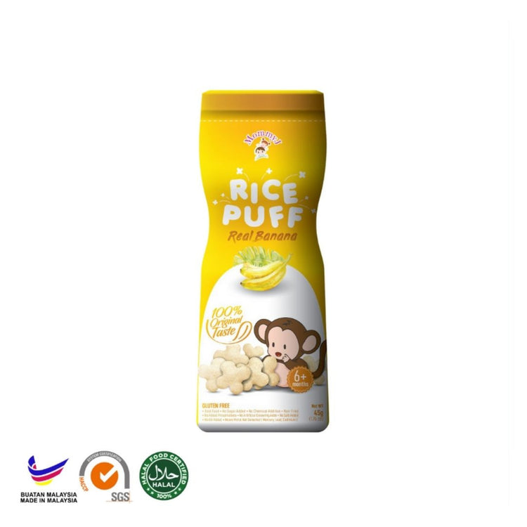MommyJ Baby Pure Rice Puffs (6m+) (45g)