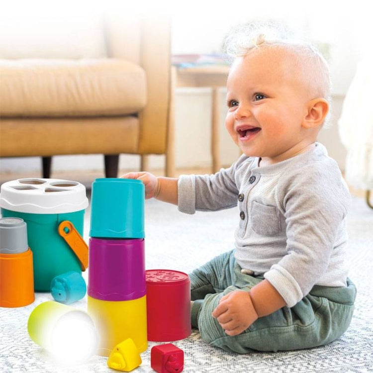 Infantino Shape Sorting Stack & Nest Buckets