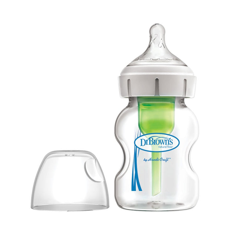 Dr Brown's Options+ Wide Neck Anti-Colic Glass Bottle 150ml/270ml