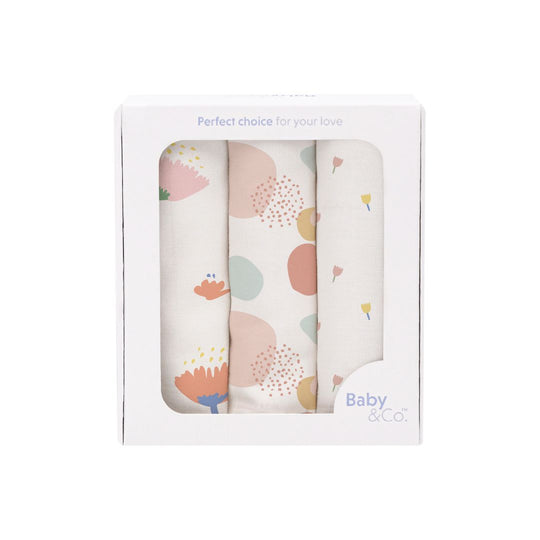 Baby & Co. Nursing Cloth 30' x 30x (3 pcs)