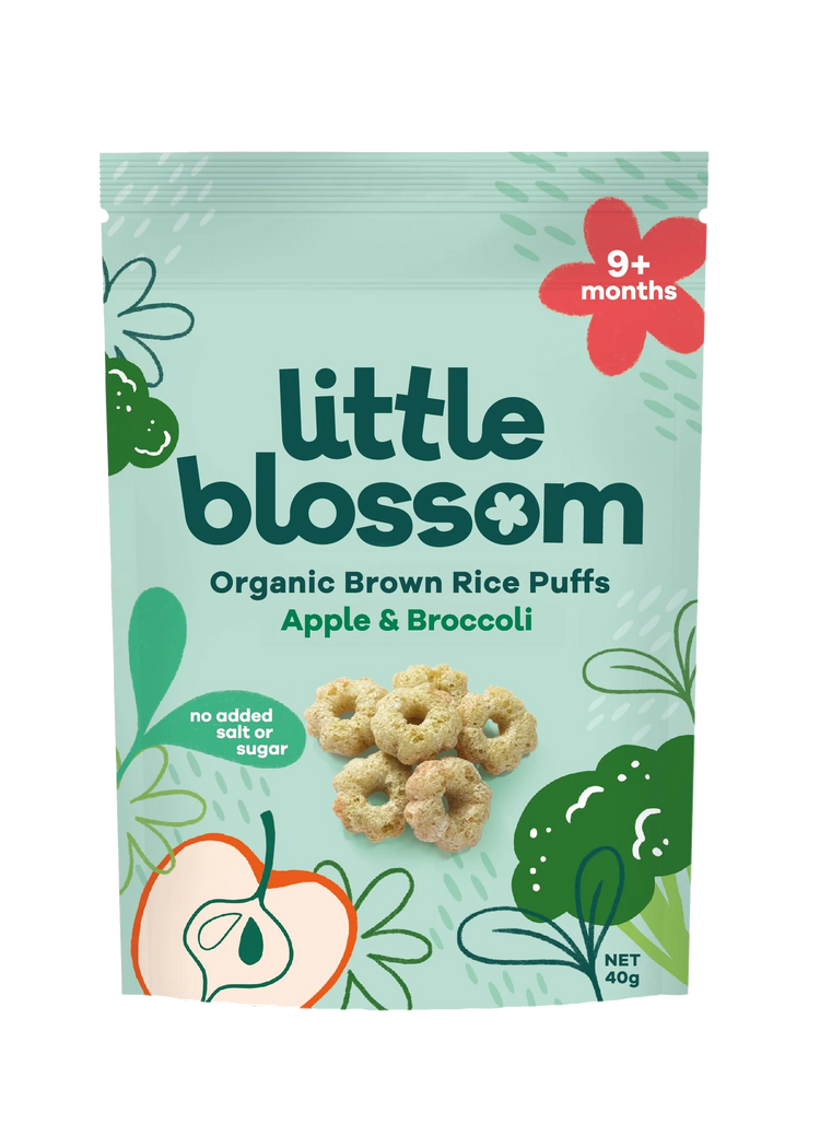 Little Blossom Organic Brown Rice Puffs (9m+)