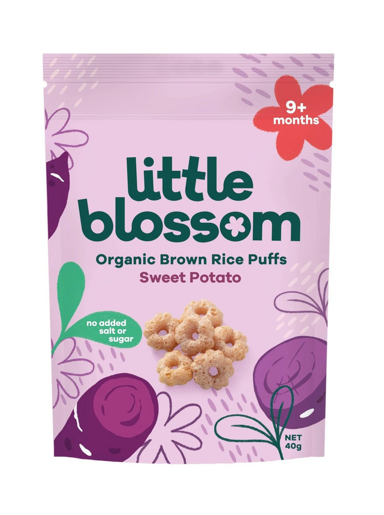 Little Blossom Organic Brown Rice Puffs (9m+)