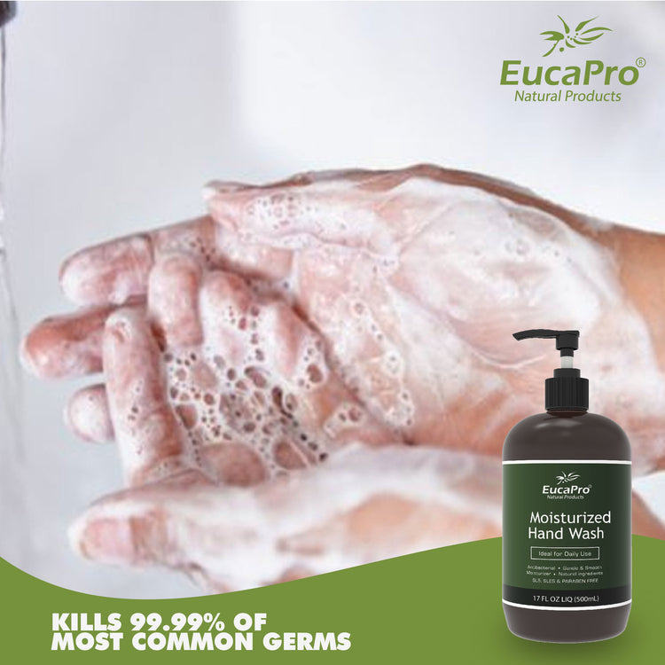 EucaPro Antibacterial Moisturized Hand Wash Eucalyptus (500ml)