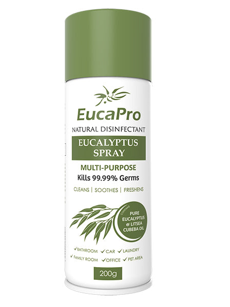 EucaPro Natural Eucalyptus Disinfectant Spray Value Pack (200g+100g)