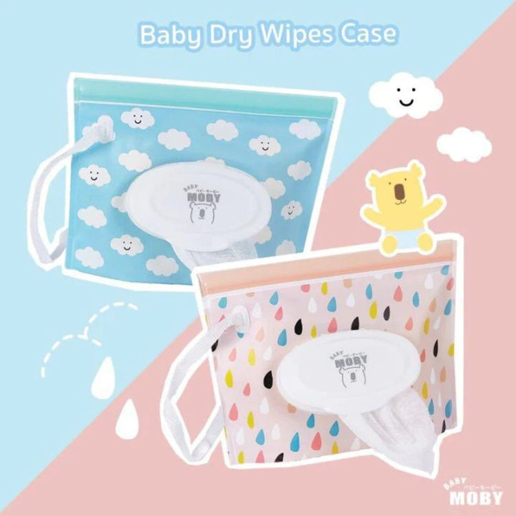 Baby Moby Dry Wipe PVC Pouch Bag - Assorted Colors