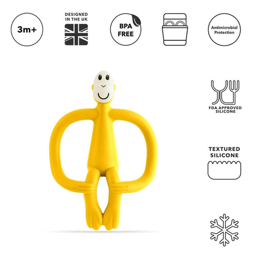 Matchstick Monkey Teething Toy - Yellow