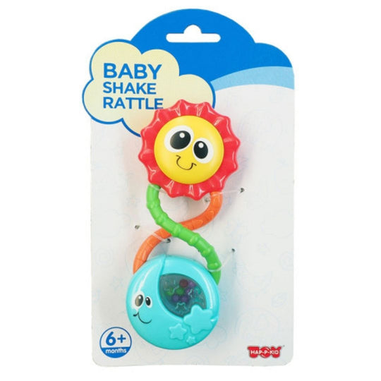 Hap-P-Kid Little Learner Baby Shake Rattle - Sun (6m+)