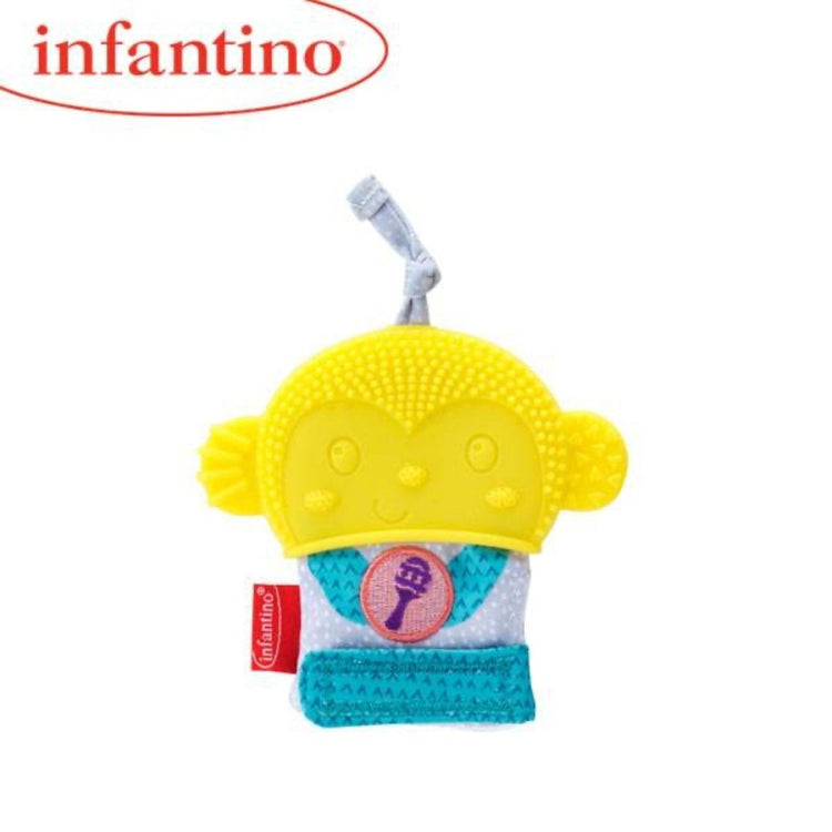 Infantino Rattle & Crinkle Teething Mitten (0m+)