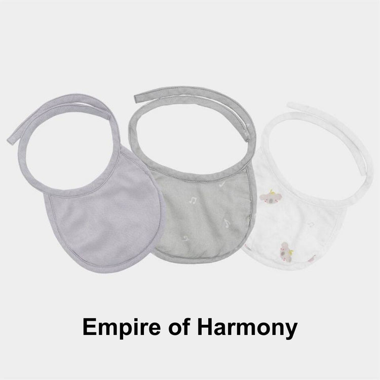 Granny Ben TENCEL™ Muslin Newborn Bib (3pcs)