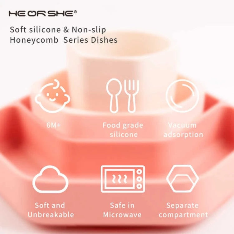 He or She Toddler Feeding Set