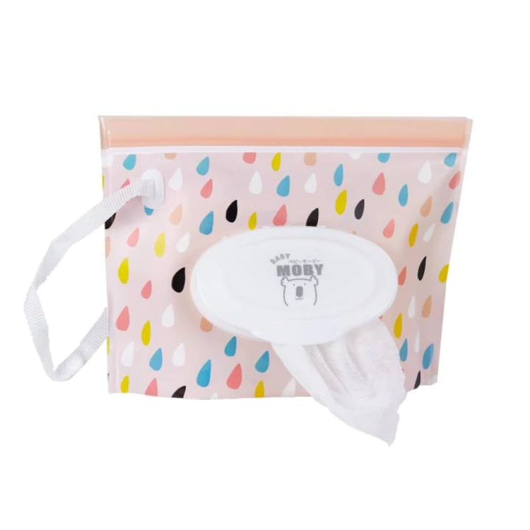 Baby Moby Dry Wipe PVC Pouch Bag - Assorted Colors
