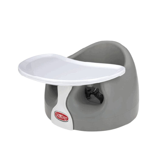 Nuby My Floor Seat with Tray - Grey (4m+)