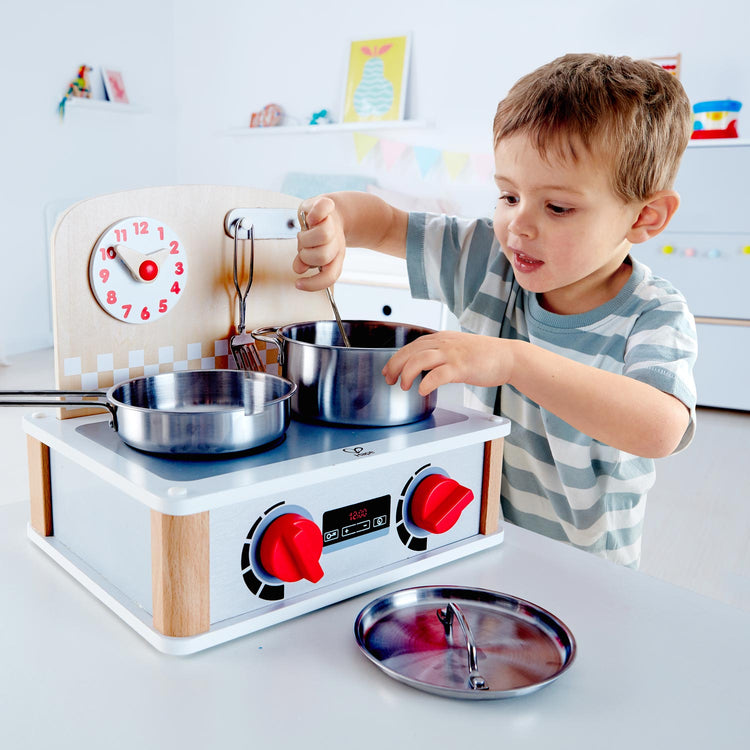 Hape 2-in-1 Kitchen & Grill Set 3yrs+