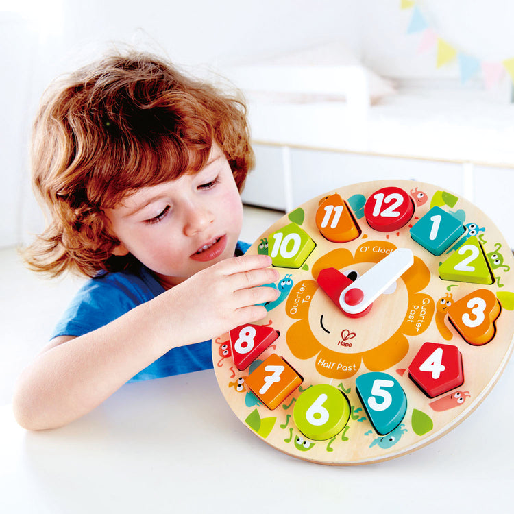 Hape Chunky Clock Puzzle 3yrs+