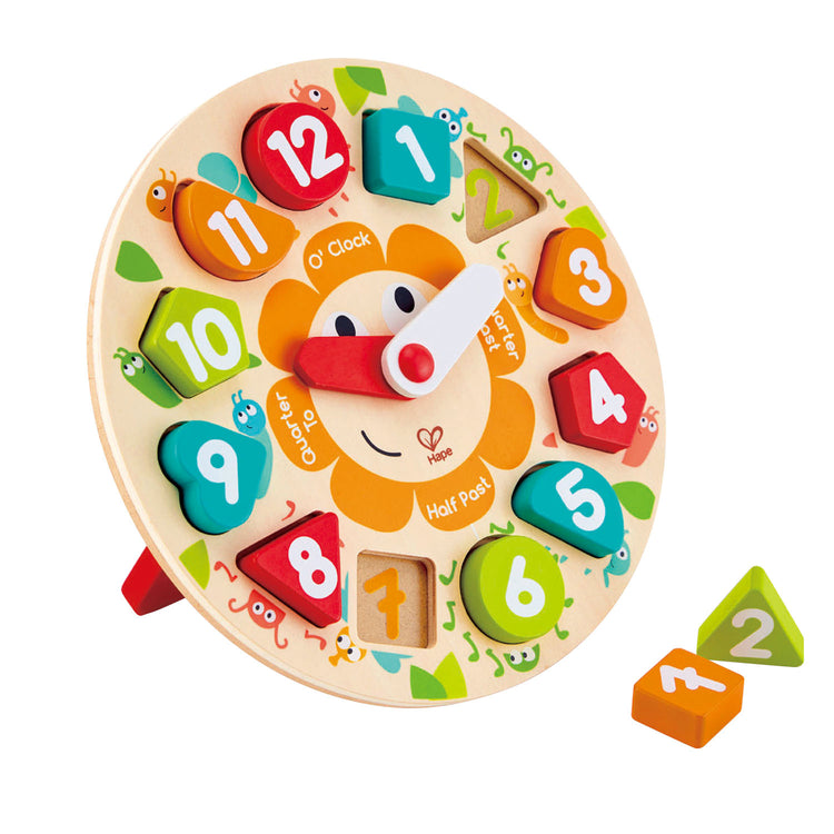 Hape Chunky Clock Puzzle 3yrs+