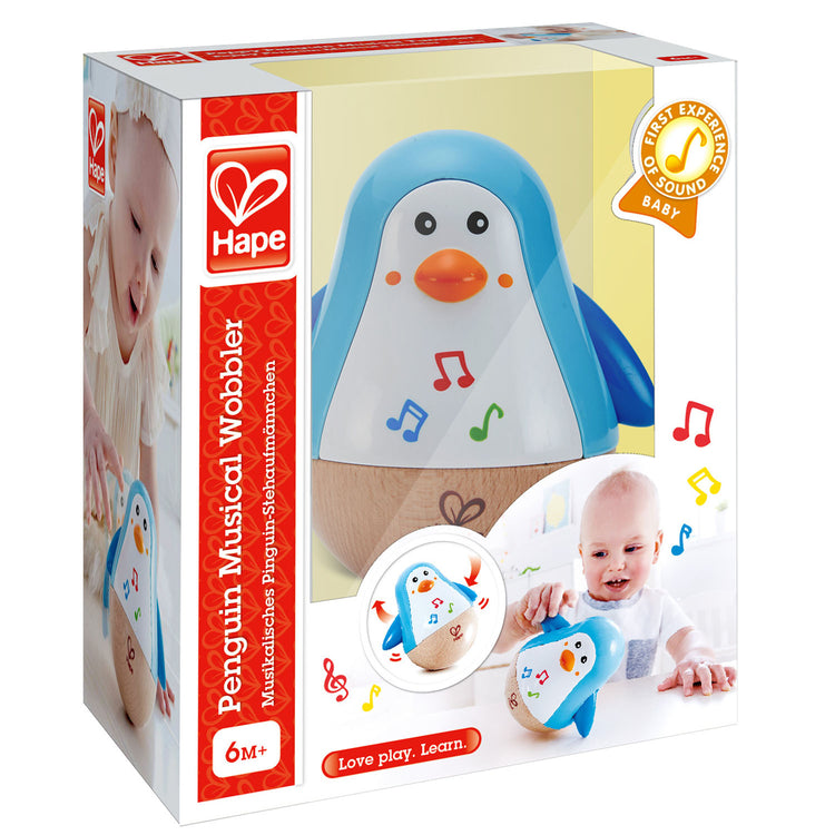 Hape Penguin Musical Wobbler 6m+